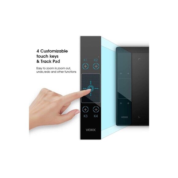 VEIKK A30 V2 Drawing Tablet 10x6" Graphics Tablet w/ Battery-Free Pen Gift IDEA - Picture 2 of 7